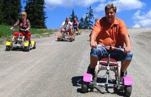 Summer tobogganing in Schladming